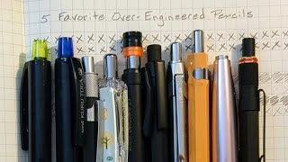 My 5 Favorite OverEngineered Mechanical Pencils [upl. by Refinaj]