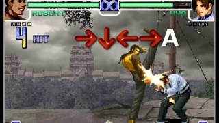 KOF 2002 Combos de Robert Paso a Paso [upl. by Diarmid]