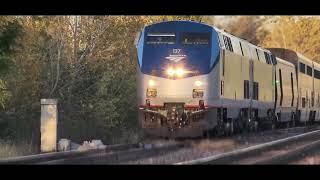 101724Thu 3of5  BJRY 35 Tonner amp SW1500  Amtrak CZ Overload Coming going amp Sitting [upl. by Acalia]