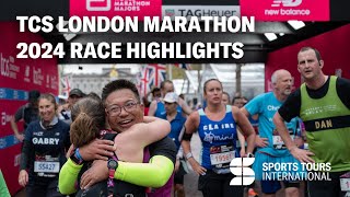 London Marathon 2024 Race Highlights [upl. by Repip692]