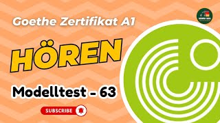 Goethe Zertifikat A1 Exam  Modelltest  63  Hören Lesen With Answers  Learn German Online [upl. by Aklog119]