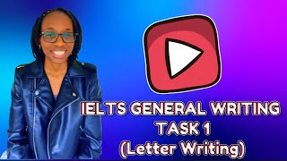 IELTS GENERAL WRITING TASK 1 [upl. by Nylodnarb]