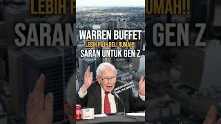 Beli Rumah atau Saham 🤔 Warren Buffet Pilih Rumah 🏡Saham Investasi ekonomi ekonomiindonesia [upl. by Odradlig]