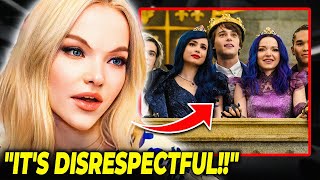 Dove Cameron REACTS To Descendants 4 Being Filmed Without Cameron Boyce [upl. by Annej]