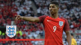 Marcus Rashfords debut goal for England  Goals amp Highlights [upl. by Hort]