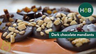 Vegan Dark Chocolate Mendiants  Recipe  HampB [upl. by Litt]