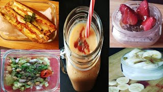 5 Healthy Breakfast IdeasWhat I Ate MONDAYFRIDAY INDIAN BREAKFAST IDEAS THAT HELPS TO LOSEWEIGHT [upl. by Verger929]