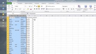 Excel1 verjaardagslijst [upl. by Deeanne317]