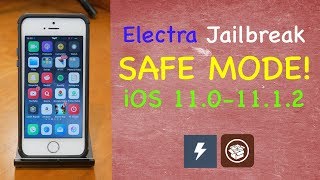 Enter Safe Mode on Electra Jailbreak  Remove Bad Tweaks  iOS 111112 [upl. by Yrocal]