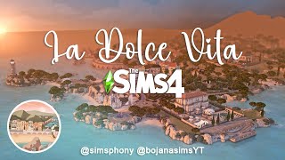 Get Ready For The ULTIMATE Sims 4 Experience In TARTOSA With La Dolce Vita SAVE FILE [upl. by Amis]