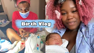 Birth Vlog  Unexpected Labor amp Delivery at 37 Weeks  No Epidural [upl. by Laenej]