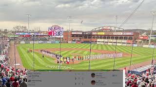 Reading Fightin Phils Phillies at Harrisburg Senators Nationals [upl. by Itsirhc]