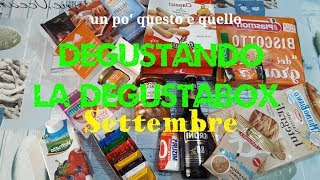 Degustabox settembre 🎁 [upl. by Hsekin]