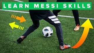 TOP 5 MESSI FOOTBALL SKILLS [upl. by Giana]