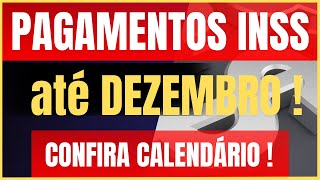 🔴 PAGAMENTOS INSS até DEZEMBRO de 2024   CONFIRA CALENDÁRIO [upl. by Beffrey]