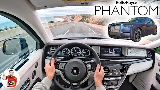 Nothing Can Upset You in the 2023 RollsRoyce Phantom POV Drive Review [upl. by Thorlay]