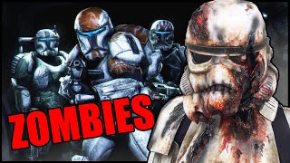 ZOMBIE HORDE Hunts CLONE COMMANDOS  L4D2 Star Wars Mod wSorensiCSteel [upl. by Aillij]