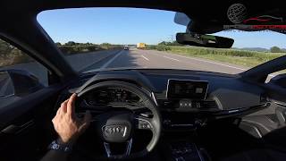 Audi SQ5 TFSI AUTOBAHN POV [upl. by Inilahs513]