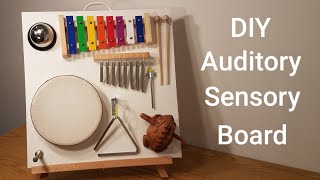 DIY Auditory Sensory Board [upl. by Annovad]