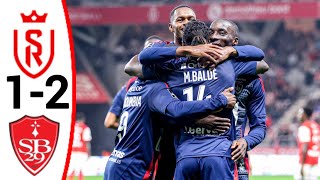 Reims vs Brest 12 All Goals and Extended Highlights [upl. by Kerri983]