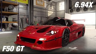 CSR2 F50 GT • tune amp shift • 6945 [upl. by Quiteri]