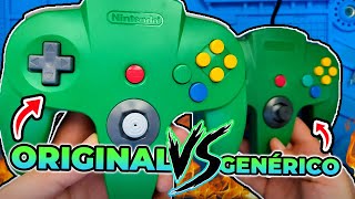 CONTROL ORIGINAL VS GENÉRICO 3 Nintendo 64 [upl. by Winton]