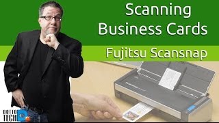 Scanning Business Cards Using a ScanSnap [upl. by Gnaoh]