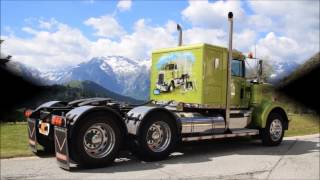 Kenworth w900a Herms To Alpe dhuzes France [upl. by Ahsenra]