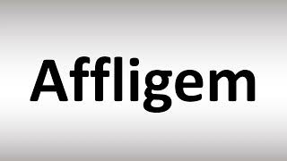 How to Pronounce Affligem Beer [upl. by Siseneg951]