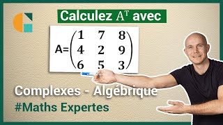 Comment transposer une matrice  Exercices corrigés  Maths expertes [upl. by Asyal]