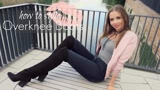 How to style Overknee Boots  Herbst LOOKBOOK [upl. by Eelaroc960]