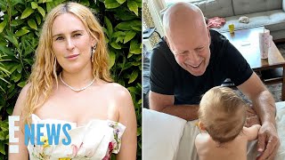 Rumer Willis Talks Dad Bruce Willis LATEST Role Being a Grandfather  E News [upl. by Noland493]