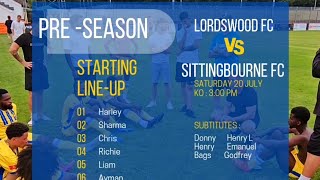 Lordswood FC vs Sittingbourne FC  Match Highlights [upl. by Adnolrehs707]