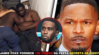 Jamie Foxx fornece os 100 vídeos da festa secreta de Diddy ao FBI  Documentário Sobre Crimes Reais [upl. by Arymas]