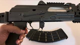 Zastava Arms ZPAP92 Tactical AK47 SBR 762x39mm Pistol Gun Firearm [upl. by Salisbarry]