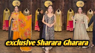 Exclusive New Arrival Collection Exclusive Sharara Gharara dress collections [upl. by Zsuedat]