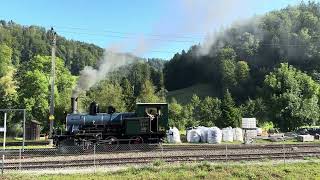 DVZO – DampfbahnVerein Zürcher Oberland  Lok quotBäretswilquot [upl. by Orman267]