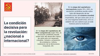 Sesión 11ªLa teoría marxistaleninista de la revolución proletaria mundial Curso d introducción M L [upl. by Lokin91]