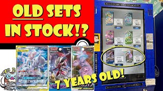 OLD Pokémon TCG Sets Official Vending Machines 7 Year Old Expansions IN STOCK Pokemon TCG News [upl. by Yraunaj]