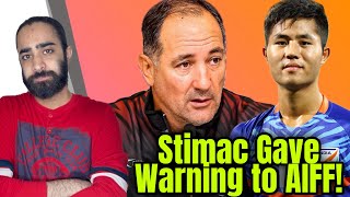 Breaking Igor Stimac gives Warning to Indian Football Federation Apuia to Mohun Bagan [upl. by Aneehsal]