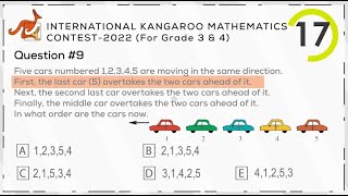 International Kangaroo Math Contest2022  Quiz 9 amp 10  Grade 3 amp 4 [upl. by Walli]