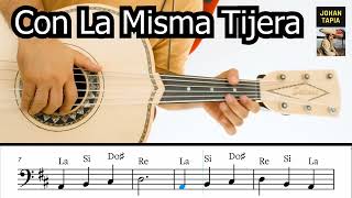 Con la misma tijera Vicente Fernández tutorial Guitarron ￼ [upl. by Ahselet]