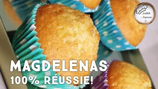 Comment réussir les madeleines espagnols recette amp astuces مدلين اسباني خفيف مع ثلاث أسرار لنجاحه [upl. by Featherstone]