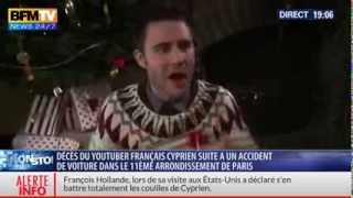 Cyprien est MORT  BFM TV tout YouTube est en deuil [upl. by Johns]