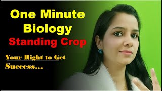 Standing Crop  Biology Ecosystem  One Minute Biology  shorts [upl. by Hudnut]