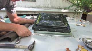 trailer skylight replacement [upl. by Annehcu511]