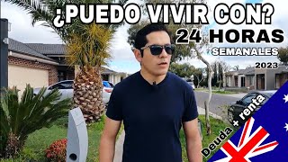 ¿SE puede VIVIR  pagar la DEUDA con 24 HORAS a la semana AUSTRALIA 2023 extensiónrentacomida [upl. by Sidwohl731]