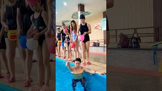 Swimming Pool 👙 🥽 Swimming Cap 🤪😚✌️shorts swimming fitness flyboard bluesilver waterpark [upl. by Dylan]