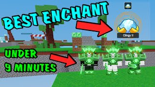 Why CLINGY 2 is NEW BEST ENCHANTMENT Better than Life Steal ckevwatchthis [upl. by Rihsab]