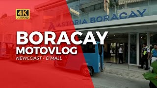 BORACAY BEACH MOTOVLOG TOUR  EXPLORING ISLAND PHILIPPINES 4K 12n boracay [upl. by Etteniotnna840]